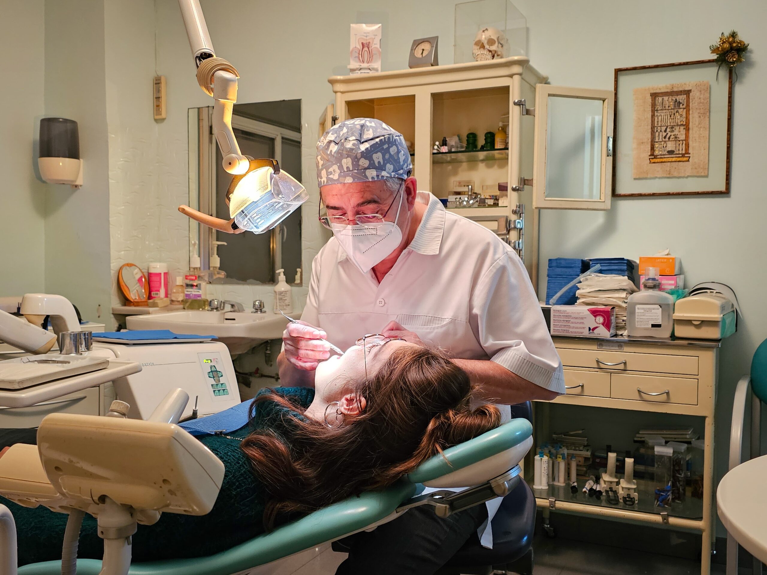 Dentista con paciente